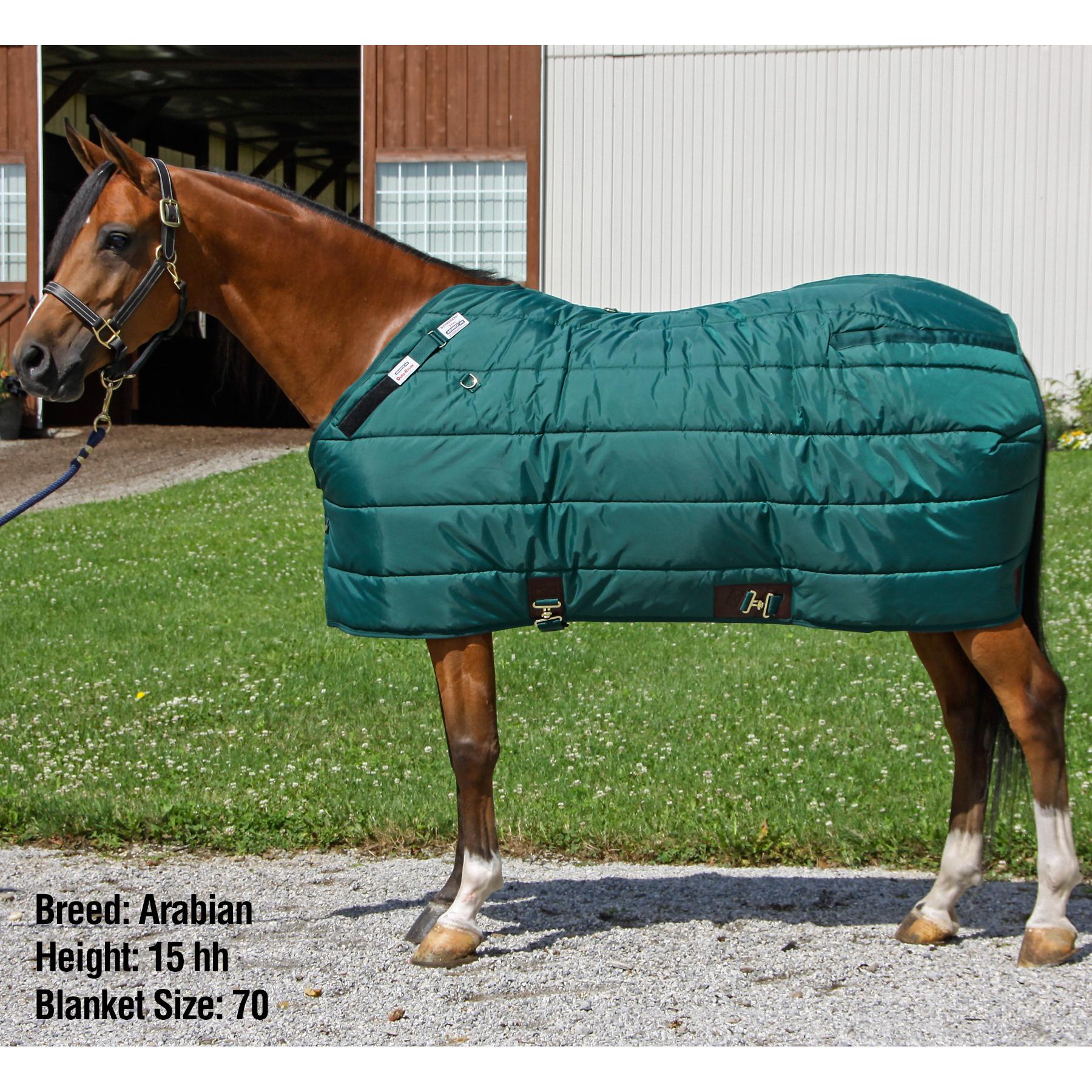 Adjusta-Fit® Dura-Nylon Tekno-Fleece® V-Free® Leg Strap Horse Stable  Blanket - Lightweight